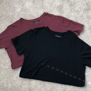 Bundle 2 men’s pac-sun “scallop fit” T-shirts